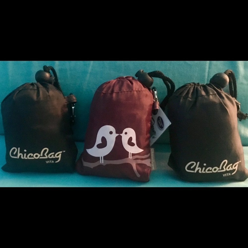 Lot of three Chico bags 2 Black 1 Lovebirds new